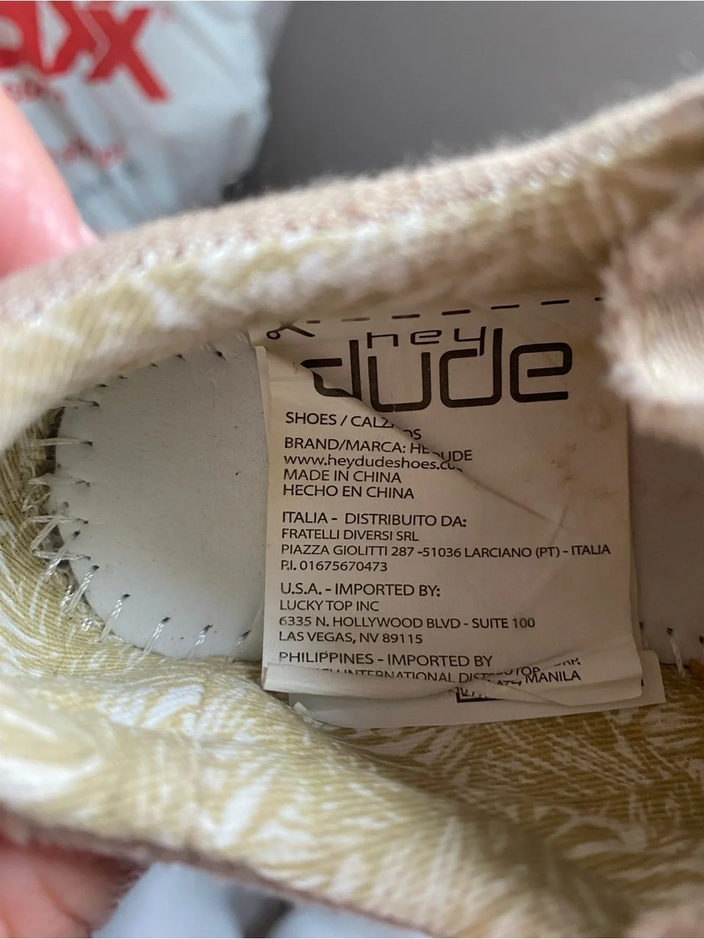 Hey Dude Kids Slip on Shoes in Beige/Tan